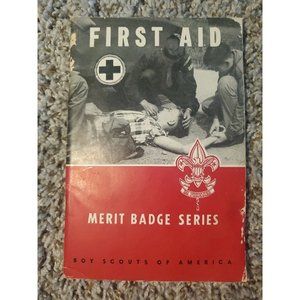 1963 Booklet FIRST AID Merit Badge Series Boy Scouts of America